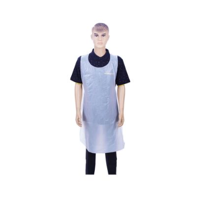 Picture of PLASTIC APRON WHITE 28"*46"-10PK*100PC