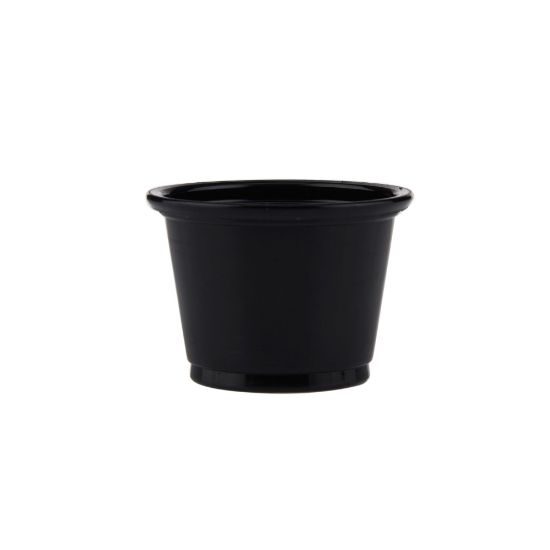 Picture of BLACK SAUCE CUP 30CC +CLR LID 2000S/CTN