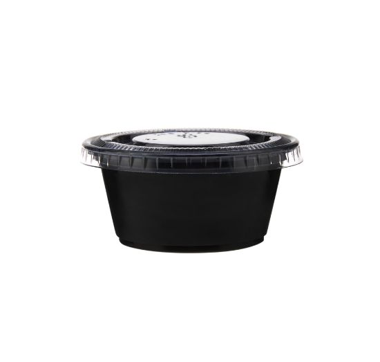 Picture of BLACK BASE 80CC+CLEAR LID 1X2000PCS