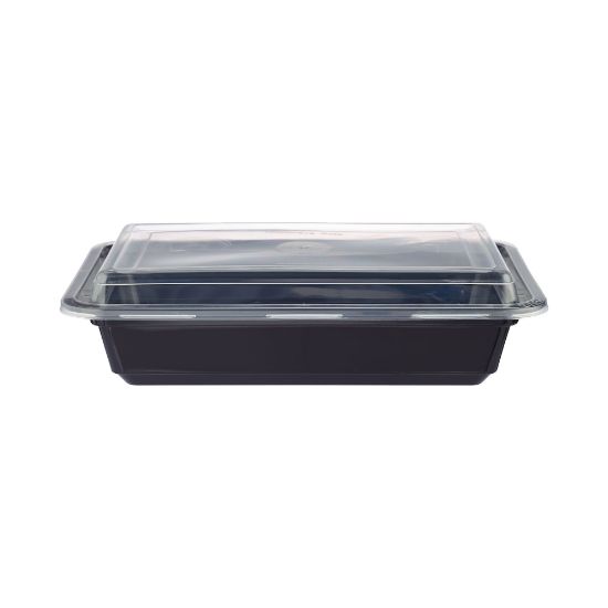 Picture of BLACK BASE RECT CONTAINER 24 OZ 1X300PC