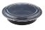 Picture of BLACK M/WAVE ROUND CONTR+LID 48OZ-150PC