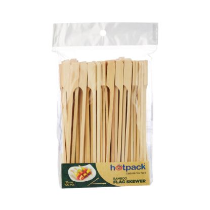 Picture of BAMBOO FLAG SKEWER 15CM-20PK*100PC-BFS15