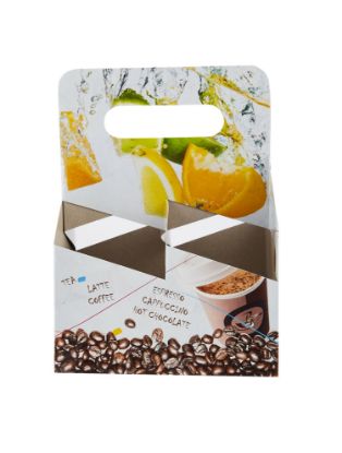 Picture of JUICE CUP CARRIER PRINTED-4 CUPS 1*250PC