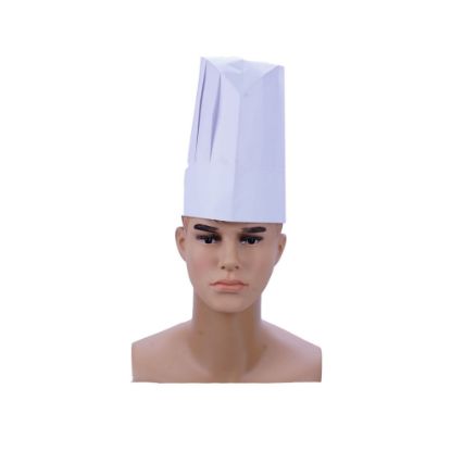 Picture of PAPER CHEF HAT 11" ROUND 5PKT*50PCS