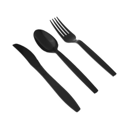 Picture of PLASTIC HD CUTLERY SET SPN+FRK+KNF-500PK