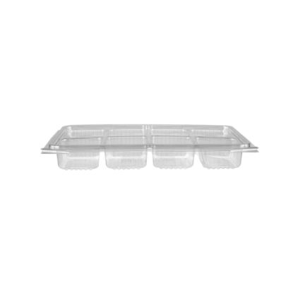 Picture of PET CLEAR RECT. 8 COMPARTMENT 1X100PCS