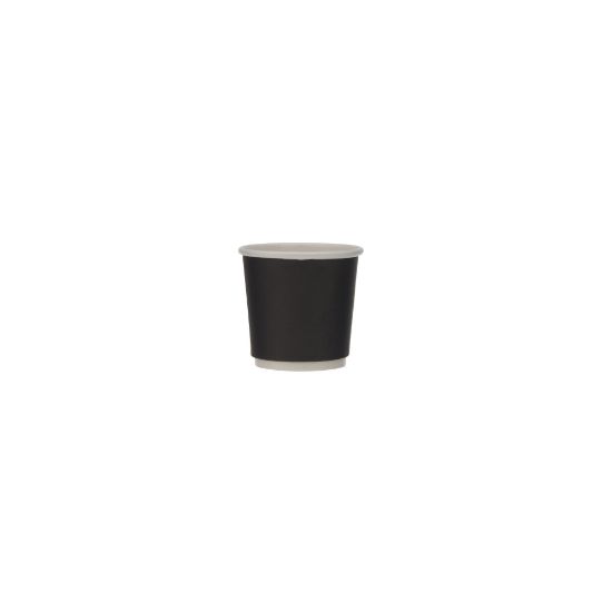 Picture of DOUBLE WALL PAPER CUP BLACK 4OZ-1X1000PC