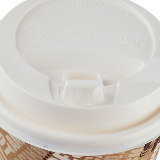 Picture of PLASTIC LID FOR DOUBLE WALL CUP 8OZ-500P