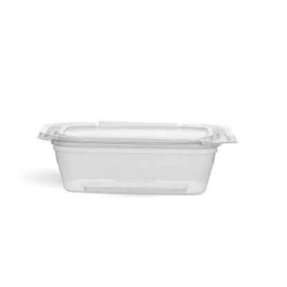 Picture of HINGED SQR DELI CLEAR PET CONTR 8OZ-200P