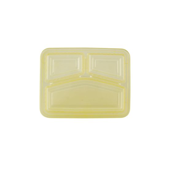 Picture of YELLOW LID 3 COMPARTMENT CONTR 300PCS