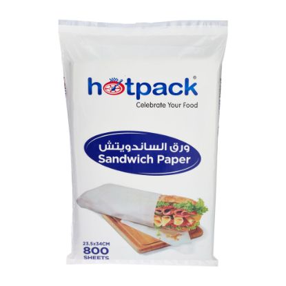 Picture of HOTPACK SANDWICH PAPER 800 SHEETS X12PKT