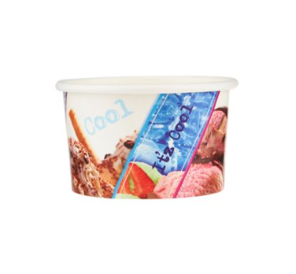 Picture of PAPER ICE CREAM CUP 80ML (3OZ) -1000PCS