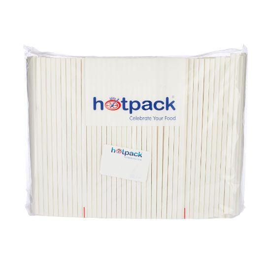 Picture of 6MM WHITE PAPER STRAW WITH WRAP 500X5PKT