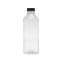 Picture of PLASTIC SQR BTL 1000ML+BLACK CAP-50PC