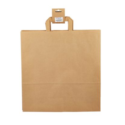 Picture of PAPER BAG BRWN FLAT HNDL 38*14*39.5C-250