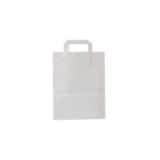 Picture of PAPER BAG WHIT FLAT HNDL 24*12*31CM-250P