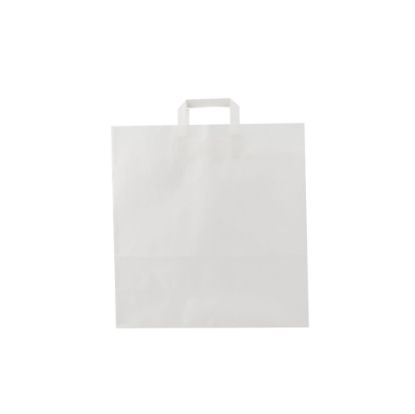 Picture of PAPER BAG WHITE FLT HNDLE 38*14*40CM-250