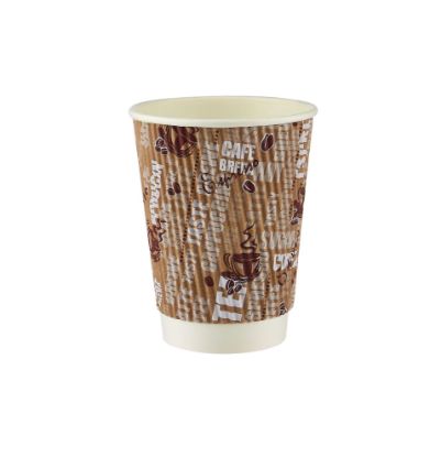 Picture of PAPER RIPPLE WRAP CORGTD CUP12OZ-500P