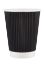 Picture of 12OZ BLACK RIPPLE WRAP CUP-25PCSX20PKT