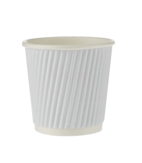 Picture of PAPR RIPPLE WRAP CUP **WHITE**4OZ-1000PC