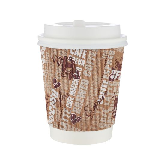 Picture of PAPER RIPPLE WRAP CUPS 8OZ 1000PCS