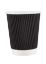 Picture of 8OZ BLACK RIPPLE WRAP CUP-25PCSX20PKT