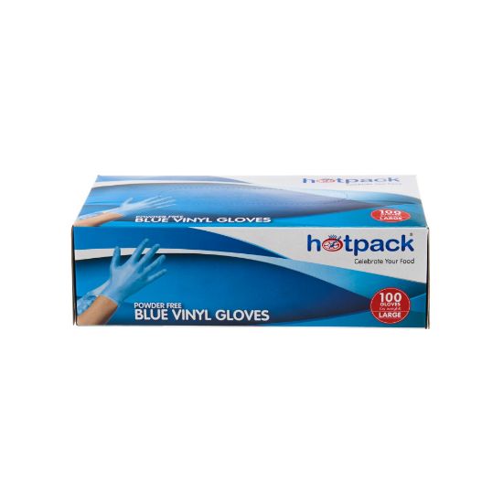 Picture of HOTPACK-POWDR FRE BLU VINYLGLOVE L100X10