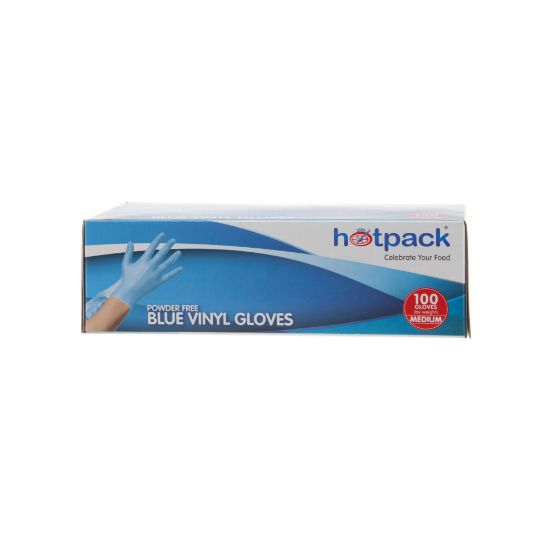 Picture of HOTPACK-POWDR FRE BLU VINYLGLOVE M100X10