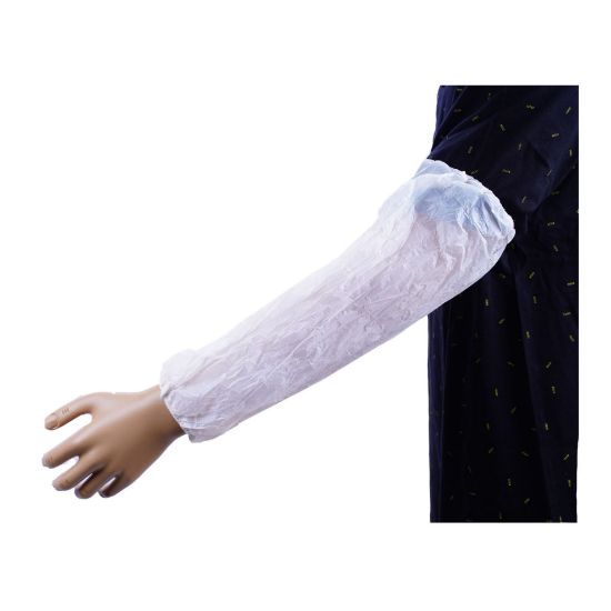 Picture of PLASTIC OVER SLEEVES WHITE -100PCX20PKT