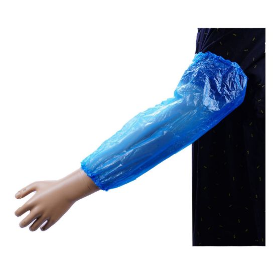 Picture of PLASTIC HAND SLEEVE BLUE COLOR-20*100PC