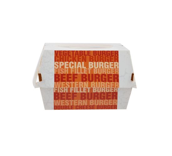 Picture of PAPER PRINTD BURGER BOX LARGE 500PC-GEN