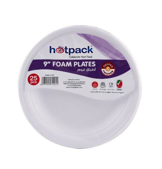 Picture of HOTPACK-FOAM PLATE 9 -25PCX20PKT