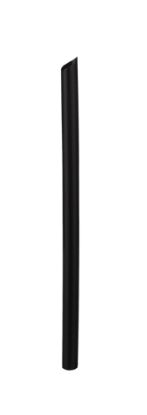 Picture of PLASTIC STRAW 8MM-BLACK-NO WRAP-250X40