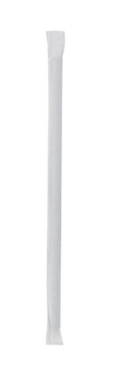 Picture of PLASTIC STRAW 8MM -STRAIT WRAPED,250*40P