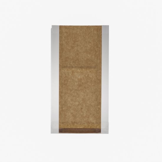 Picture of PAPER WINDOW BAKERY BAG 120X240X50MM-500