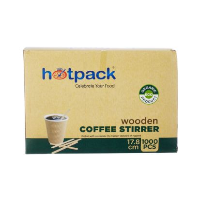 Picture of WOODEN COFFEE STIRRERS 17.8CM-10PK*1000P