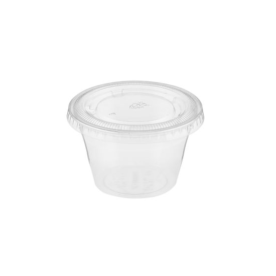 Picture of PET PORTION CUP 120ML(4OZ)+LIDS-2500PCS