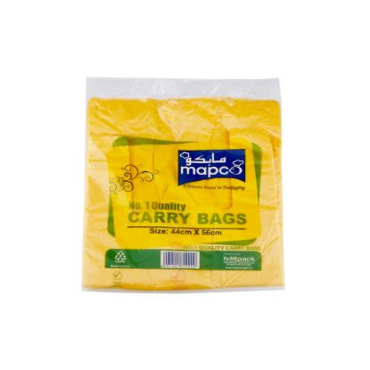 Picture of PLASTIC CARRY BAG 44*56-30P YELLOW