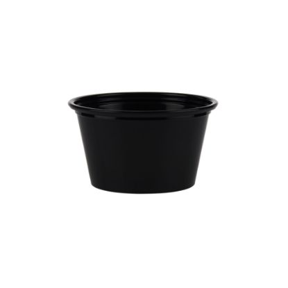 Picture of BLACK PORTION CUP 100CC BASE ONLY-2500PC