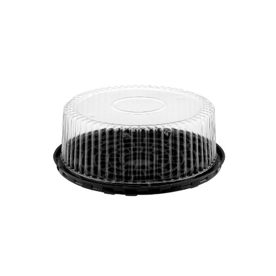 Picture of BLACK BASE CAKE CONTR-8"+CLEAR LIDS-50PC