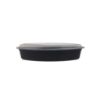 Picture of 60OZ BLACK BASE OVAL CONTR -150SET