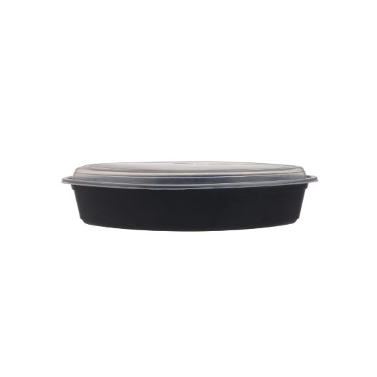 Picture of 60OZ BLACK BASE OVAL CONTR -150SET