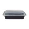 Picture of BLACK M/W RECT CTNT+LID 48OZ-150P(BBRE48