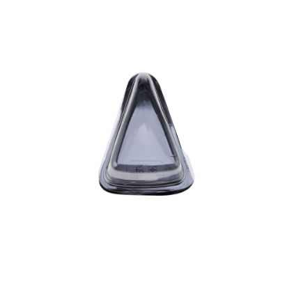 Picture of BLK BASE PET TRIANGULAR CONTR+LID-400PC