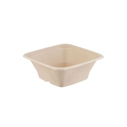 Picture of 32OZ BIO NATURL CLR SQR BOWL(L013)-300PC