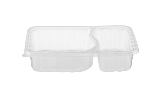 Picture of 2 COMPRTMNT CLEAR CONTR WITH LIDS 300SET