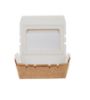 Picture of BROWN TOP WINDW LUNCH BOX 120 1X150PCS