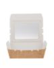 Picture of BROWN TOP WINDW LUNCH BOX 120 1X150PCS