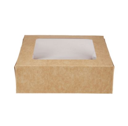 Picture of SQUARE SALAD BOX+WINDOW 160X160mm 250PCS