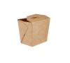 Picture of BROWN TOP SQUARE BOX 32OZ 1X150PCS